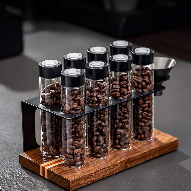Coffee Equipment Rack - JUSTINLAU Frascos de Vidrio para Almacenamiento