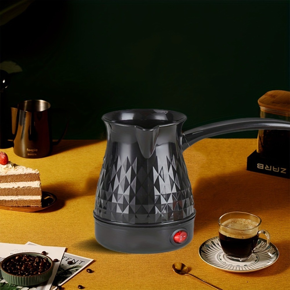Quality Coffee Equipment - Cafetera Eléctrica Turca con Agarre Cómodo,