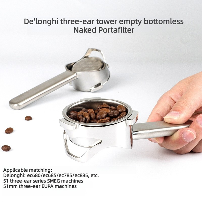 Coffee Equipment - Portafiltro sin fondo Delonghi de 51