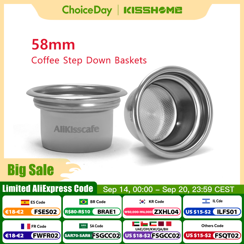 Coffee Equipment - AliKisscafe-cesta de filtro de café, Kit