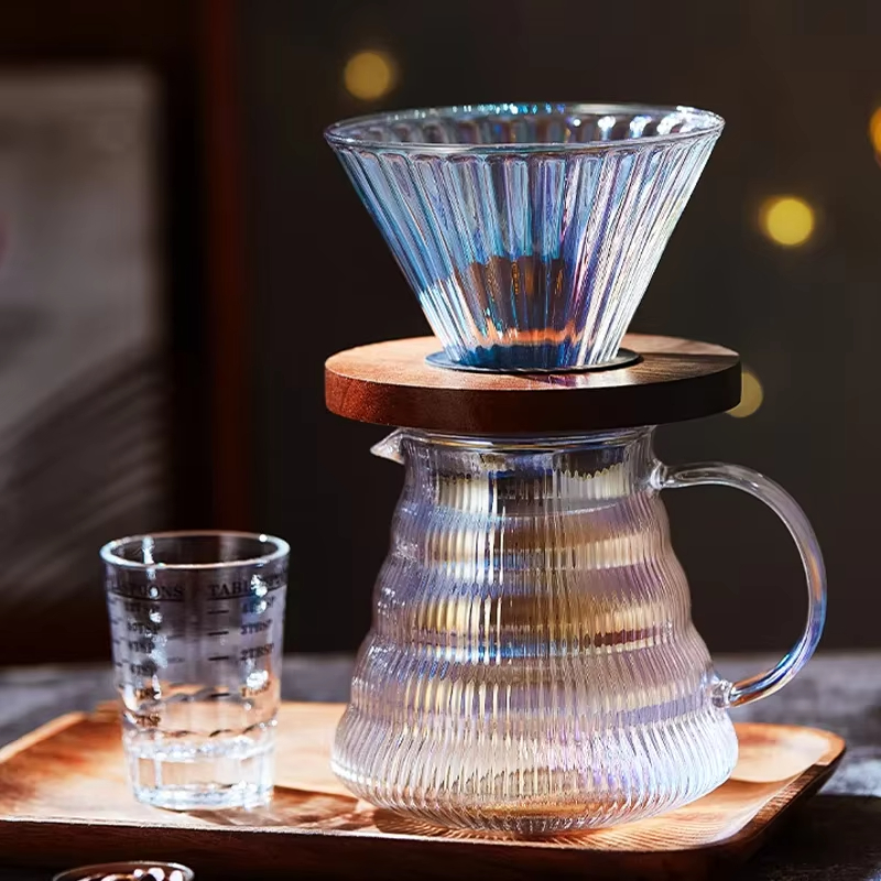 Coffee Equipment Pour Over - Juego de café con goteo colorido,