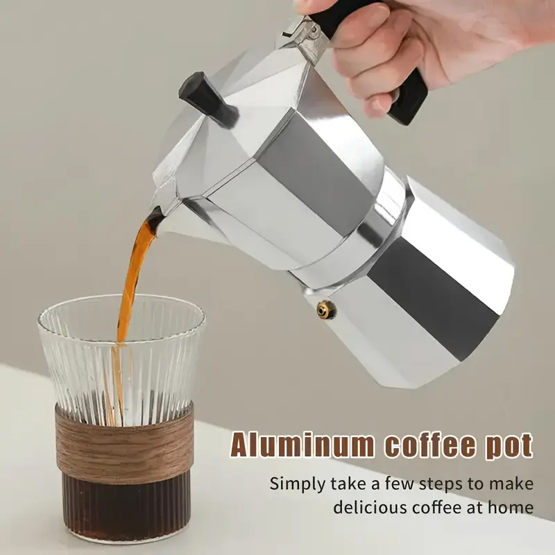 Coffee Equipment For Camping - Cafetera Moka Clásica de Aluminio de