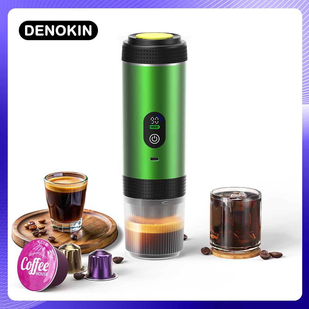 Coffee Equipment For Camping - Cafetera expreso portátil eléctrica inalámbrica DENOKIN
