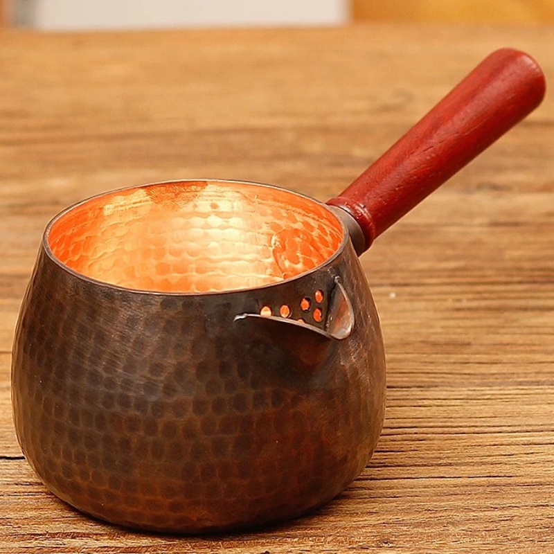 Vintage Coffee Equipment - Cafetera Vintage de cobre puro con