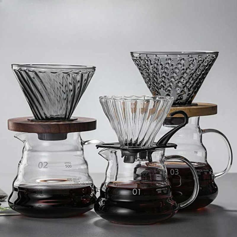 Coffee Equipment For Camping - Juego de cafetera de vidrio de