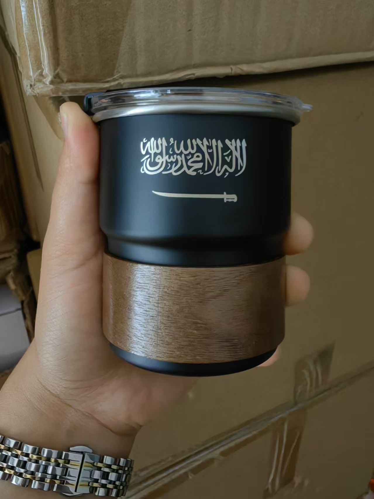 Taza de acero inoxidable con l - Coffee Equipment For Camping reseña y precio