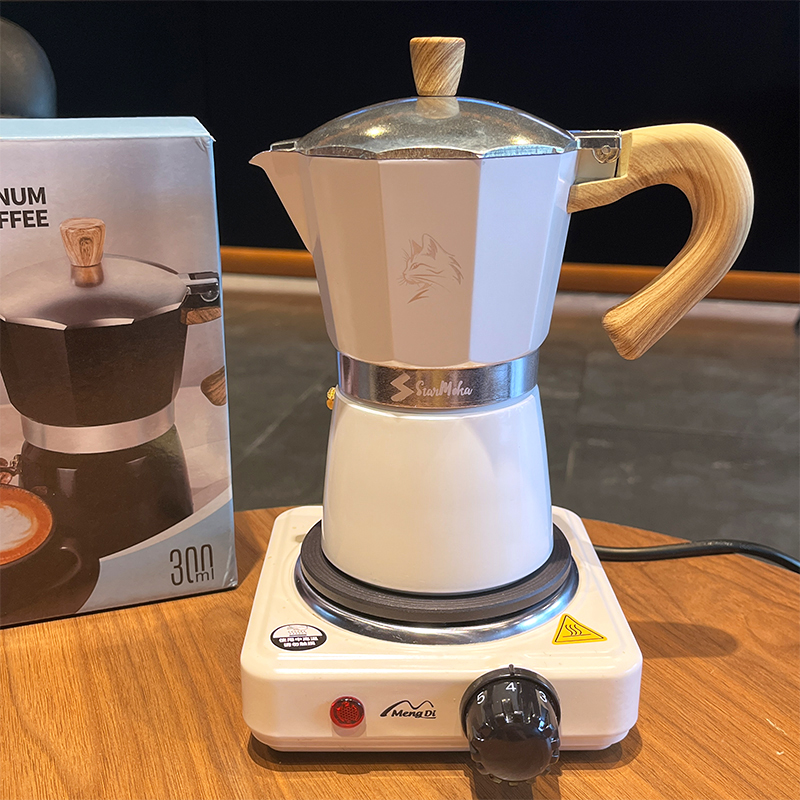 Cafetera Moka de 3/6 Tazas - C - Quality Coffee Equipment reseña y precio