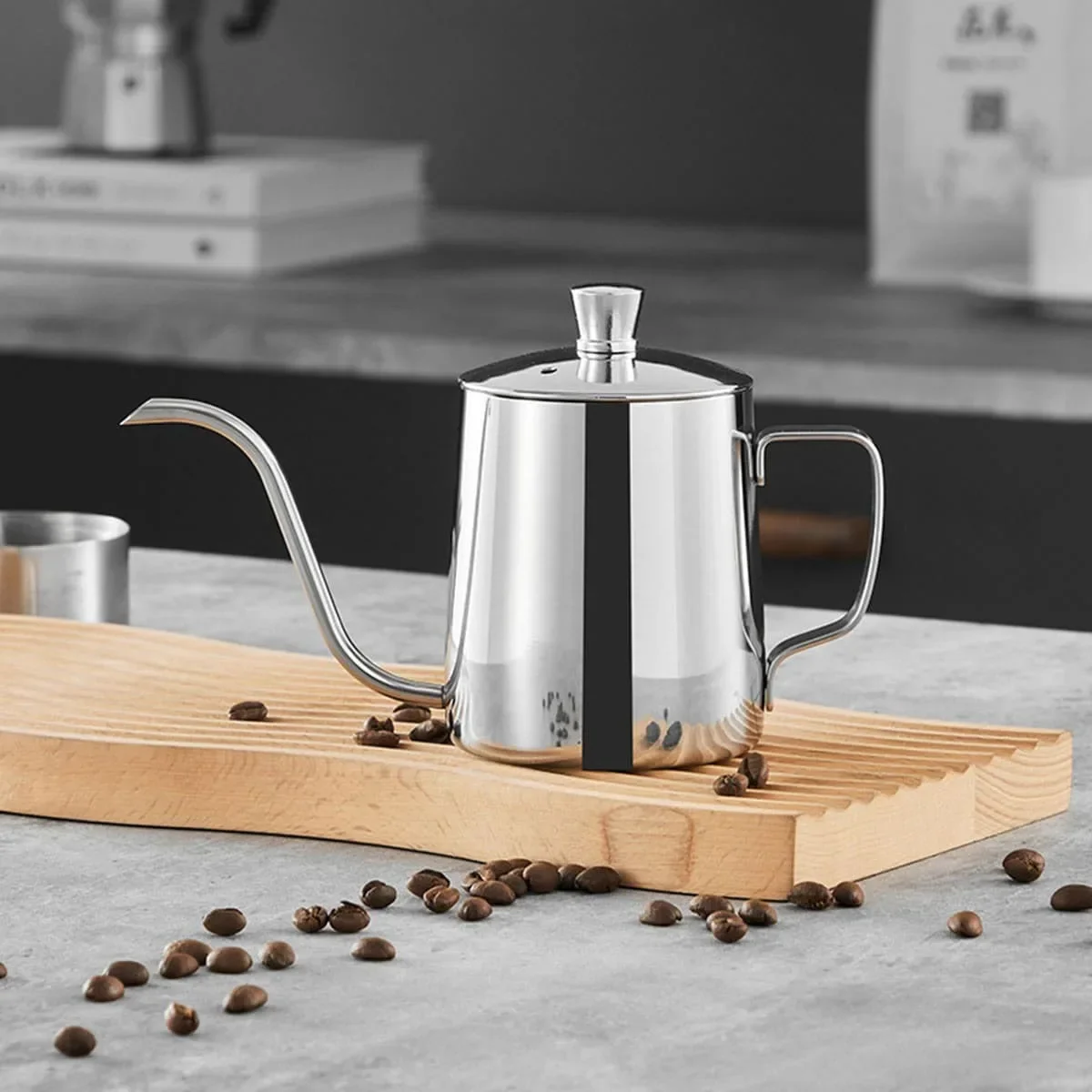 Cafetera de acero inoxidable p - Coffee Equipment Pour Over reseña y precio