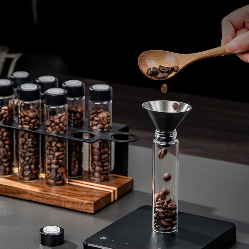 JUSTINLAU Frascos de Vidrio pa - Coffee Equipment Rack reseña y precio