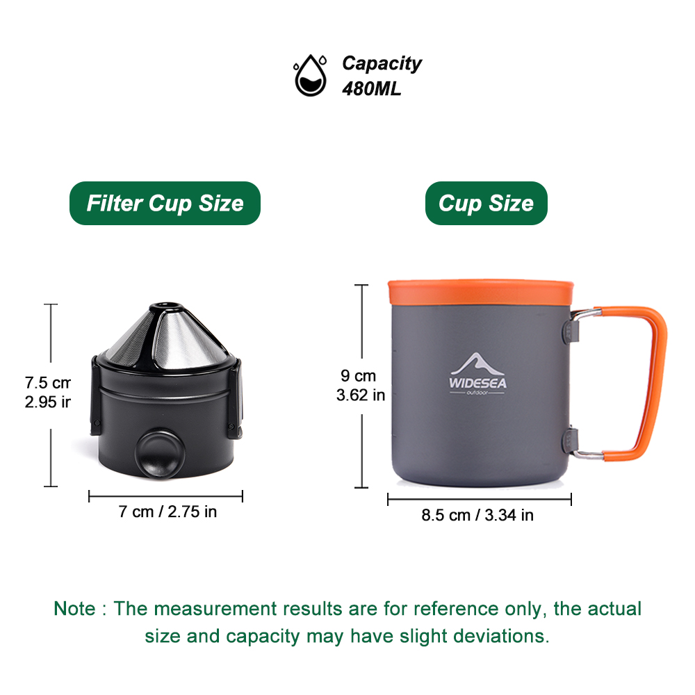 Vajilla para acampar, juego de - Coffee Equipment For Camping reseña y precio
