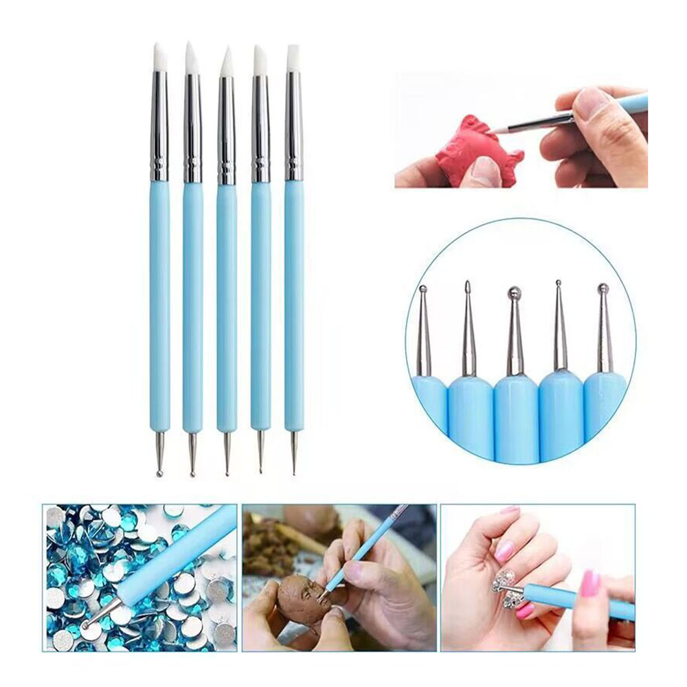 5 unids/set cabeza de silicona - Group Head Brush reseña y precio