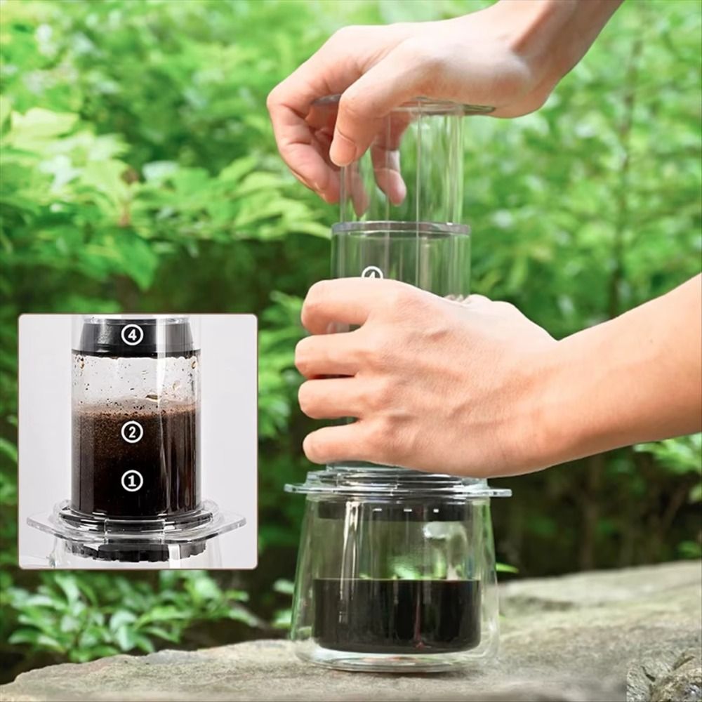 Cafetera Portátil Estilo Franc - Coffee Equipment For Camping reseña y precio