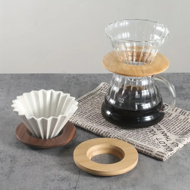 Soporte de madera duradero par - Coffee Equipment Rack reseña y precio