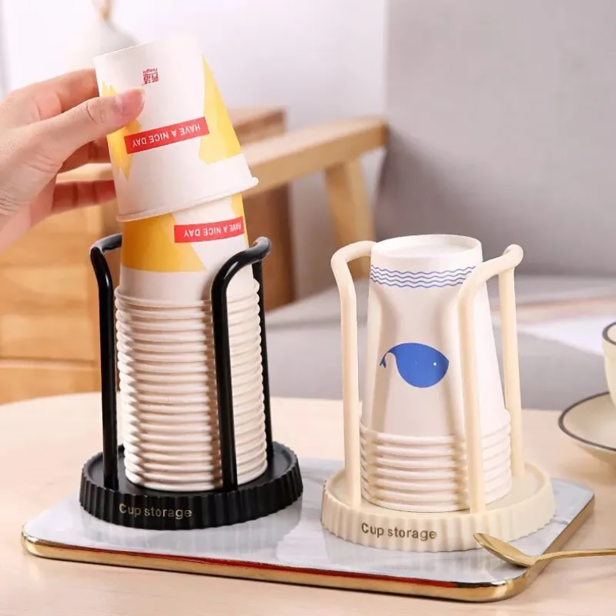 Portavasos de Papel Minimalist - Coffee Equipment Rack reseña y precio
