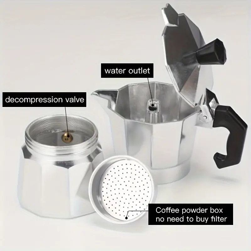 Cafetera Moka Clásica de Alumi - Coffee Equipment For Camping reseña y precio