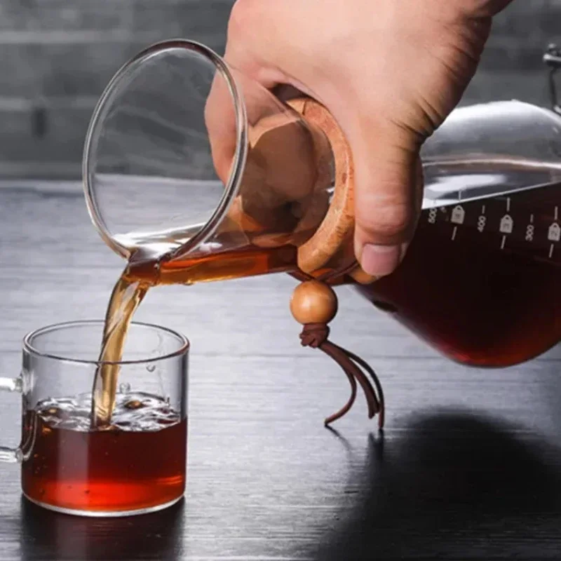 Tetera de café de vidrio manua - Coffee Equipment Pour Over reseña y precio