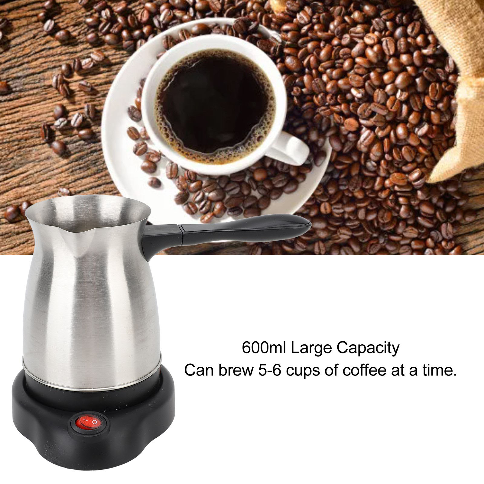 Cafetera turca eléctrica, cafe - Coffee Equipment For Camping reseña y precio
