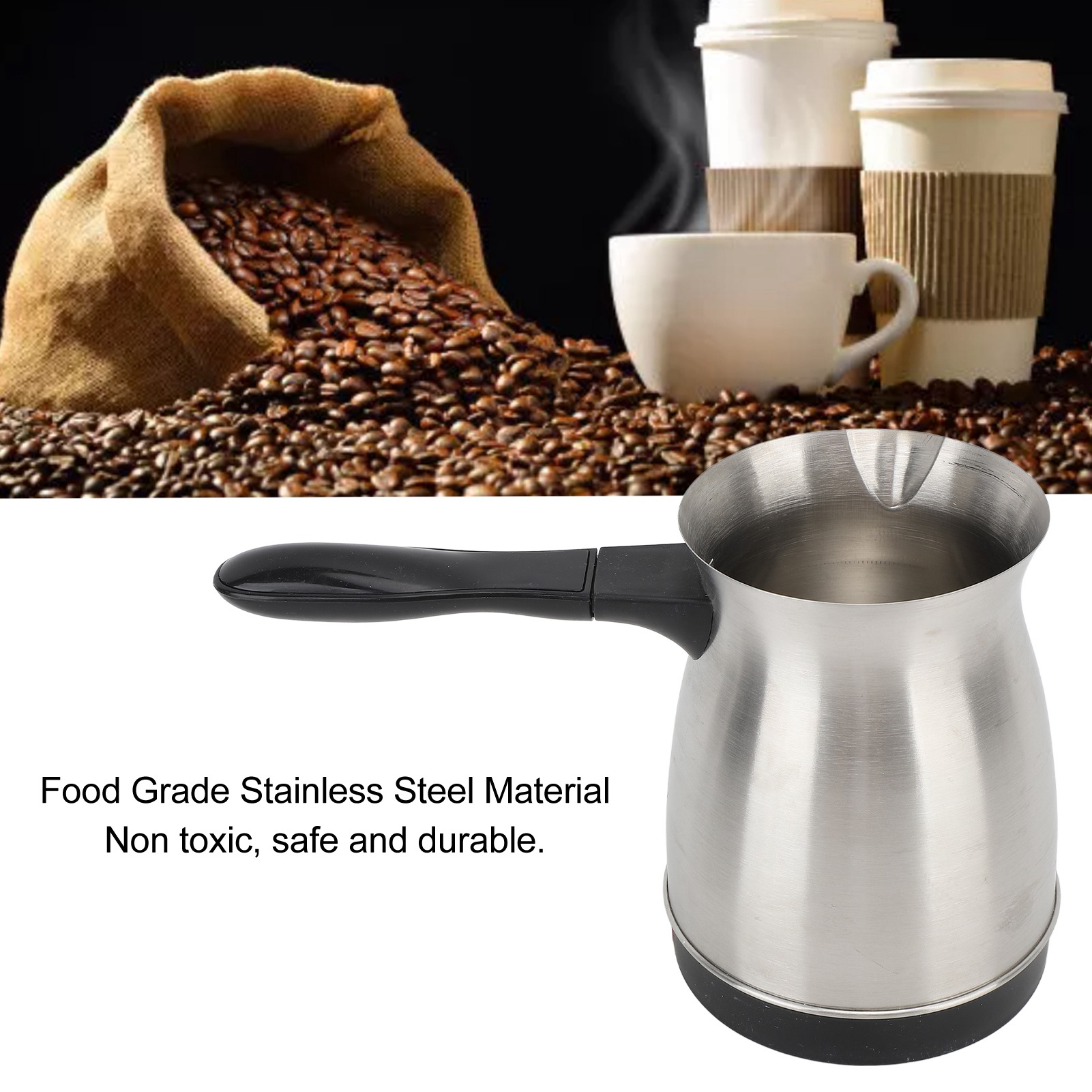 Cafetera turca eléctrica, cafe - Coffee Equipment For Camping reseña y precio
